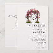 bloemboog | Boombruiloft Kaart (Voorkant / Achterkant)