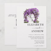 bloemboog | Boombruiloft Kaart (Voorkant / Achterkant)