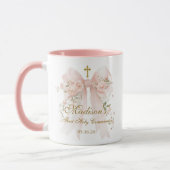 Bloemboog Eerste Heilige Communie Religieus Favori Mok (Links)