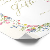 Bloemboog voorjaar Kaarten Geschenken vrijgezellen Poster (Hoek)