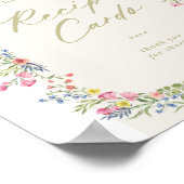 Bloemboog Voorjaar Recept Kaarten vrijgezellenfees Poster (Hoek)