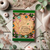 Bloemboom die elkaar wandelt Home Quote Kaart