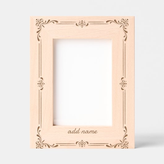 Bloemboorders met aangepaste naam gegraveerde lijstjes (Voorkant)