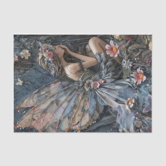 BLOEMBOS FEE DECOUPAGE TISSUE PAPIER (Voorkant)