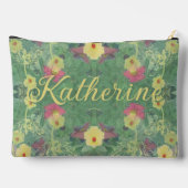 Bloembos Vloer w/Naam Print Cut Naaizak Etui (Achterkant)