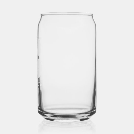 Bloembrief B Monogram Gepersonaliseerde naam Wit Blikvorm Glas (Links)