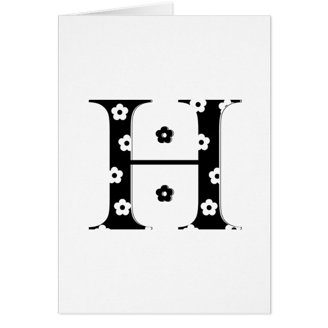 bloembrief H (Voorkant)