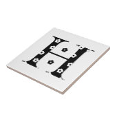 bloembrief H Tegeltje (Zijkant)