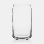 Bloembrief K Monogram Gepersonaliseerde naam Wit Blikvorm Glas (Links)