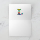 Bloembrief L Wenskaart - Blank Inside Kaart (Binnen)