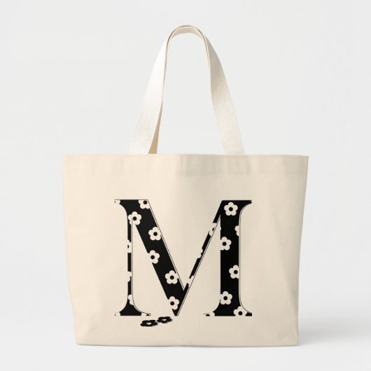 bloembrief M Grote Tote Bag (Voorkant)