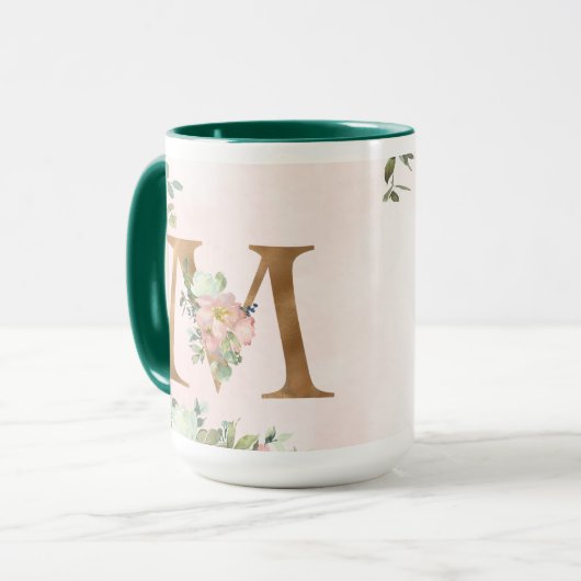 Bloembrief 'M' Mok (Voorkant links)