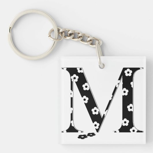 bloembrief M Sleutelhanger (voorkant)