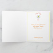 Bloembrief mam op persoonlijke titel Birthday-kaar Kaart (Binnen)