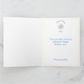 Bloembrief mam op persoonlijke titel Birthday-kaar Kaart (Binnen)