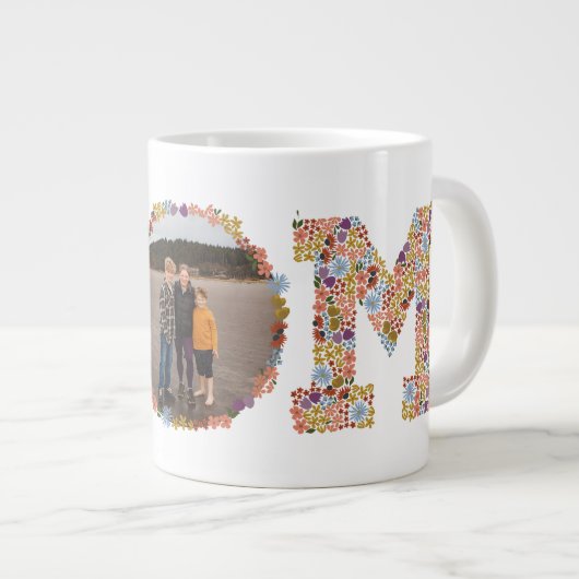 Bloembrief MOM Moederdag Foto Mok (Voorkant rechts)