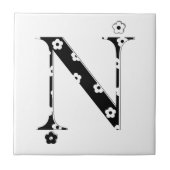 bloembrief N Tegeltje (Voorkant)