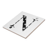 bloembrief N Tegeltje (Zijkant)