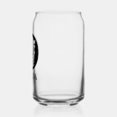 Bloembrief O Monogram en gepersonaliseerde naam Blikvorm Glas (Links)