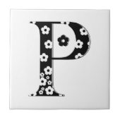 bloembrief P Tegeltje (Voorkant)