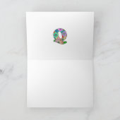 Bloembrief Q Wenskaart - Blank Inside Kaart (Binnen)