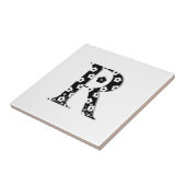 bloembrief R Tegeltje (Zijkant)