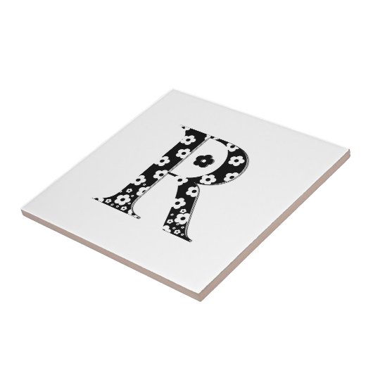 bloembrief R Tegeltje (Zijkant)