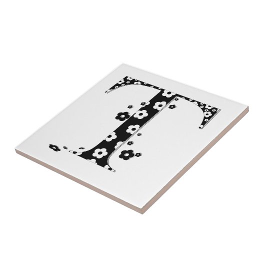 bloembrief T Tegeltje (Zijkant)