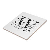 bloembrief W Tegeltje (Zijkant)