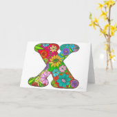 Bloembrief X Wenskaart - Blank Inside Kaart (Gele Bloem)