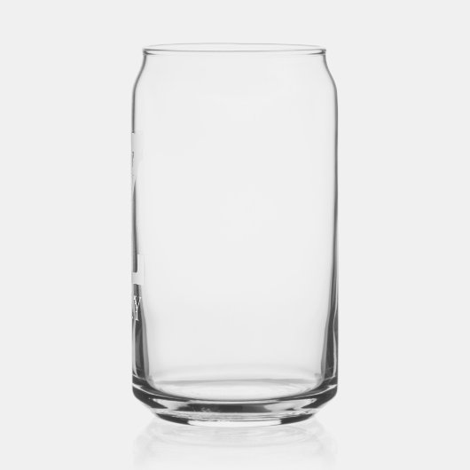 Bloembrief Z Monogram Gepersonaliseerde naam Wit Blikvorm Glas (Links)