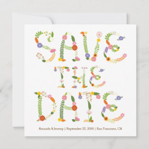 Bloembrieven Rustieke Woodland Foto Bewaar de datu Save The Date