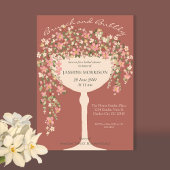 Bloembrunch en Bubbly Champagne Vrijgezellenfeest Kaart