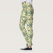  bloemcaleidoscooppatroon in aardtonen leggings (Links)