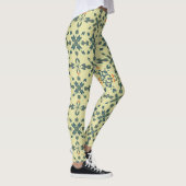  bloemcaleidoscooppatroon in aardtonen leggings (Rechts)