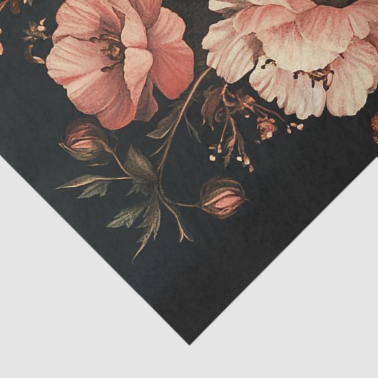 bloemcascadecoupage tissuepapier (Detail)