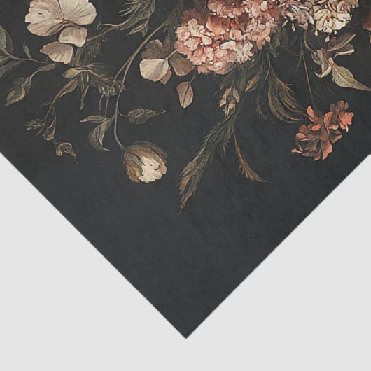 bloemcascadecoupage tissuepapier (Detail)