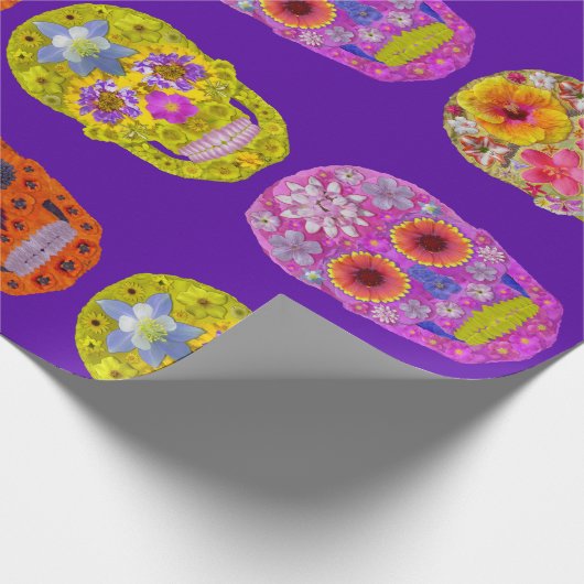 Bloemcellen Cadeaupapier (Hoek)