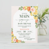 Bloemcitroen Sinaasappel Onze belangrijkste knijp  Kaart (Staand voorkant)