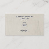  Bloemcollage en Eiffeltoren Tekening Visitekaartje (Achterkant)