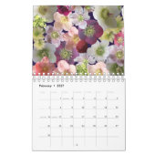 Bloemcollage kalender (Feb 2027)