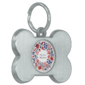 Bloemcyclus Huisdieren Naamplaatje (Voorkant Links)