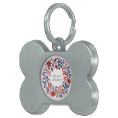 Bloemcyclus Huisdieren Naamplaatje (Voorkant Rechts)