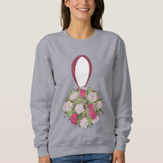 Bloemd Bouquet Bride Bridesmaid Weddenschap Trui (Voorkant)