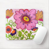 bloemdans muismat (Met muis)