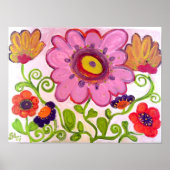 bloemdans poster (Voorkant)