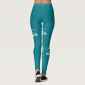 Bloemdecor 9A-Leggings Leggings (Achterkant)