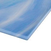 Bloemdecoratie glazen snijplank 38x28cm (Hoek)