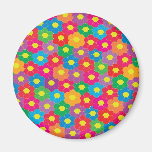 bloemdeeltjes magneet (Voorkant)