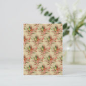 bloemdeur / behangpapier briefkaart (Staand voorkant)
